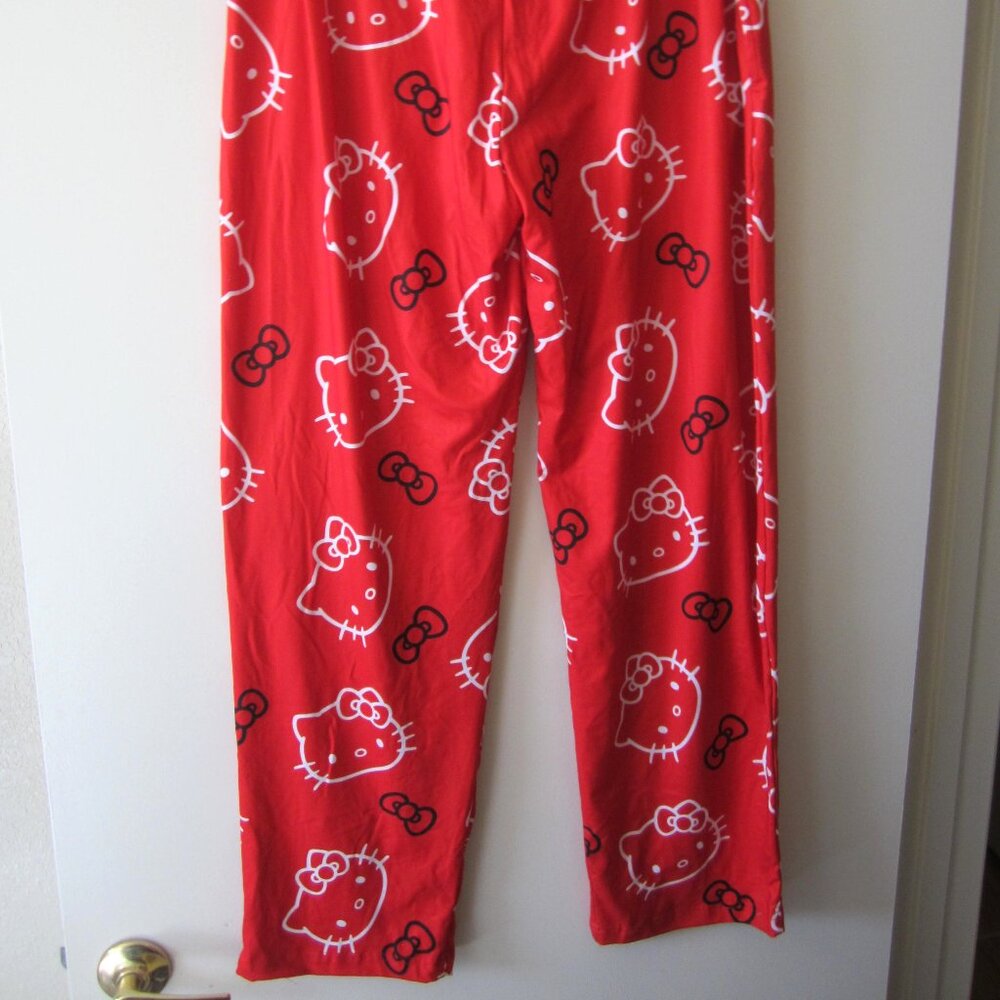 Hello Kitty Red Sleep Wear Pants - Picture 3 of 5